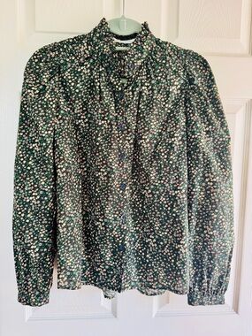 Alix of Bohemia Moonflower Annabel Blouse XS EUC!